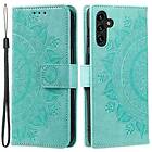 Skalo Samsung A54 5G Mandala Plånboksfodral Turkos