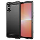 Skalo Sony Xperia 5 V Armor Carbon Stöttåligt TPU-skal