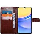 CaseOnline Plånboksfodral 3-kort Samsung Galaxy A15 Brun