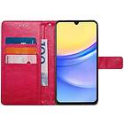 CaseOnline Plånboksfodral 3-kort Samsung Galaxy A15 Rosa