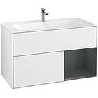 Villeroy & Boch Tvättställsskåp Finion med 2 Lådor och Hylla för Inbyggt Tvättst