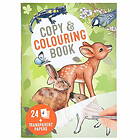 Top Model Målarbok Copy & Colouring Book – rita och kalkera djur 24 transparenta ark