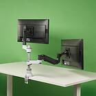 Circular R-GO Caparo D2 dual monitor arm desk mount, gas lif