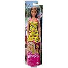 Barbie Fashionistas Docka, Gul Klänning