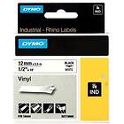 Rhino Tape 12mmx5.5m vinyl black/white