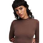 Superdry Mock Neck Jersey Long Sleeve Short Dress (Dam)