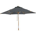 Brafab Trieste parasoll grå Ø250 cm