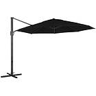 Brafab Fiesole frihängande parasoll svart Ø350 cm