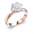 Classic Festive 23 enstens diamantring rosevitguld 2,00ct 686-200-PV