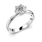 Classic Festive 23 solitaire diamantring 1,00 ct vitguld 686-100-VK