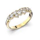 Medium Festive Nadja diamantring gult guld 668-050-KK