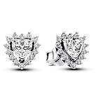 Pandora Timeless Sparkling Heart Halo Stud Earrings Sterling silver örhängen 293097C01