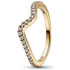 Pandora Timeless Ring Stackable Sparkling Wave ring 162539C01-60