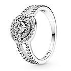 Pandora Sparkling Double Halo ring 199408C01