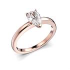 Venus Festive droppformad diamantring 0,50 ct roseguld 685-050-PK