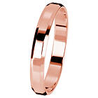 Kohinoor rött guld förlovningsring 3 mm 003-613P-165