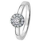 Kohinoor 933-264V-36B3 diamantring vitguld Valerie 18½