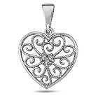 Lykka Hearts berlock i silver