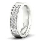 Lykka Elegance dubbel allians diamant ring i vitguld 0,40 ct-175