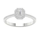 Lykka Elegance halo cathedral diamantring -175