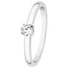 Lykka Elegance enstens diamantring i vitguld 0,16 ct-160