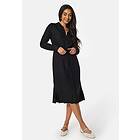 Bubbleroom Belted L/S Viscose Shirt Dress