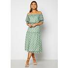 Bubbleroom Occasion Freeda Printed off Shoulder Dress