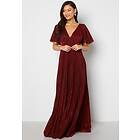 Goddiva Flutter Glitter Dress