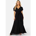 Goddiva Flutter Chiffon Maxi Dress