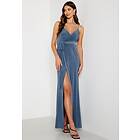 Goddiva Wrap Front Maxi Dress