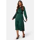 Bubbleroom Terilee Satin Wrap Dress