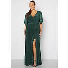 Goddiva Curve Flutter Sleeve Maxi Dress