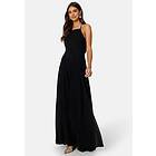 Goddiva High Neck Chiffon Maxi Dress