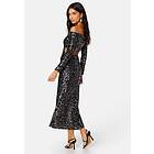 Forever New Farrah Sequin Cut Out Back Dress