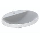 Geberit Tvättställ Variform 600 mm Infälld Oval Kanthylla 500,726.01,2