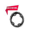 Absolute Black Chainring 4holes Ø96 mm Svart