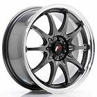Japan Racing JR5 Gun Metal Machined LIP 7x16 4/100 ET30 B73.1