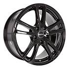 GMP Astral Shiny Black 6.5x16 4/108 ET25 B65.1