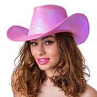 One Cowboyhatt Rosa Färgskimrande size