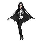 One Poncho Svart Skelett size