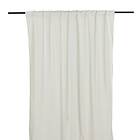 Venture Home Gardinlängd Mary Curtain Polyester/velvet White 135*250 Multi band 15925-701