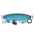 Swim & Fun Poolpaket Steel Rund 120 cm Djup 2791