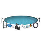 Swim & Fun Poolpaket Steel Rund 120 cm Djup 2790