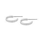 Snö Of Sweden Moe Ring Earring Plain Silver 15 mm