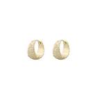 Snö Of Sweden Florence Ring Earring Plain Gold 13.5 mm