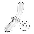 Satisfyer Double Crystal transparent glasdildo