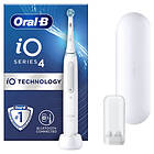Oral-B iO4 White Electric Toothbrush with Travel Case Toothbrush