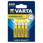 Varta SuperLife Alkaline LR03 AAA 4-Pack