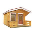 Luoman Stuga Lillevilla Kukkia 9 m2 traditionell fritidshus 9m2 0144 30 02 M2