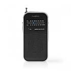 Nedis FM-radio Portabel design AM FM Batteridriven Analog 1.5 W